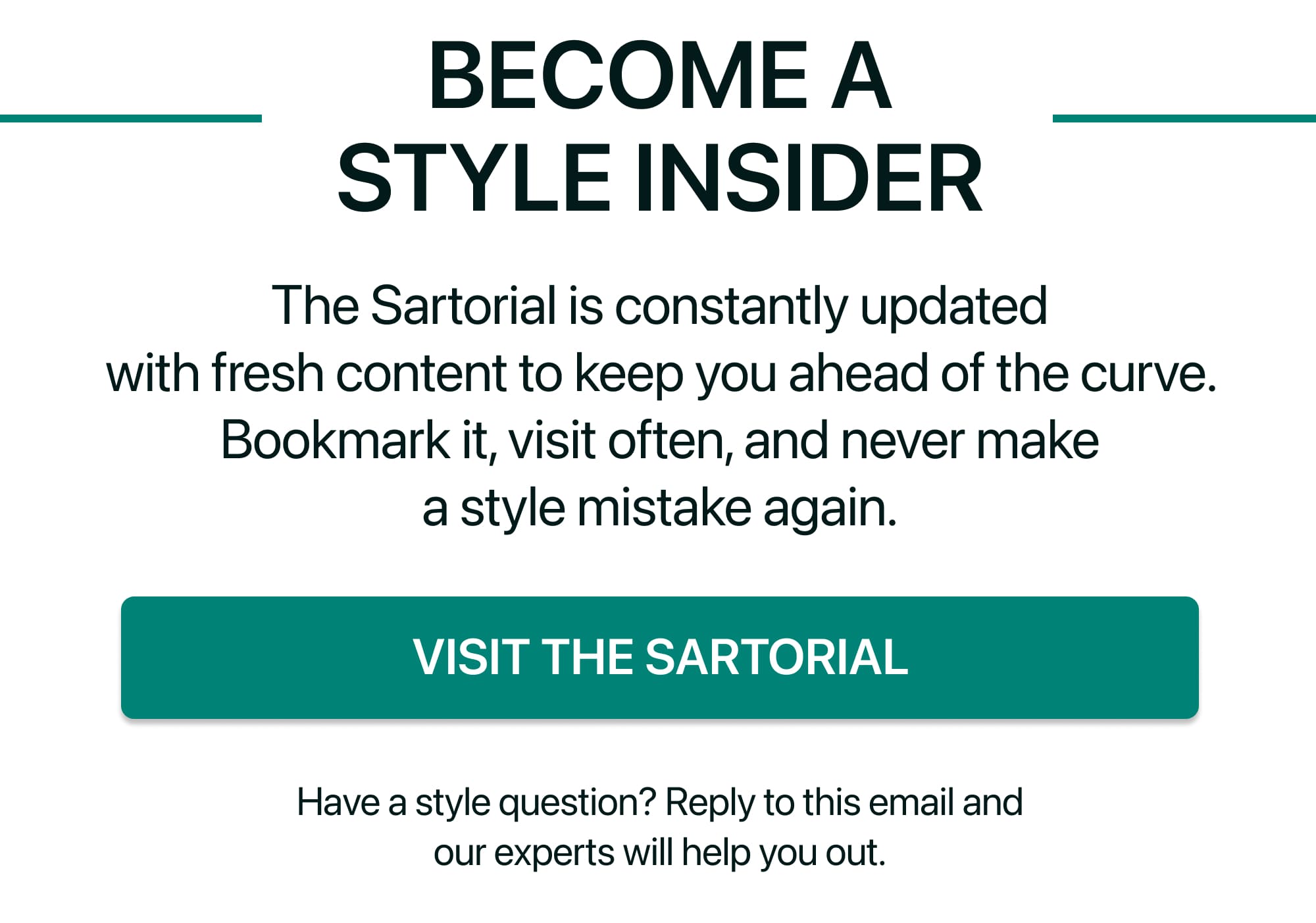 VISIT THE SARTORIAL