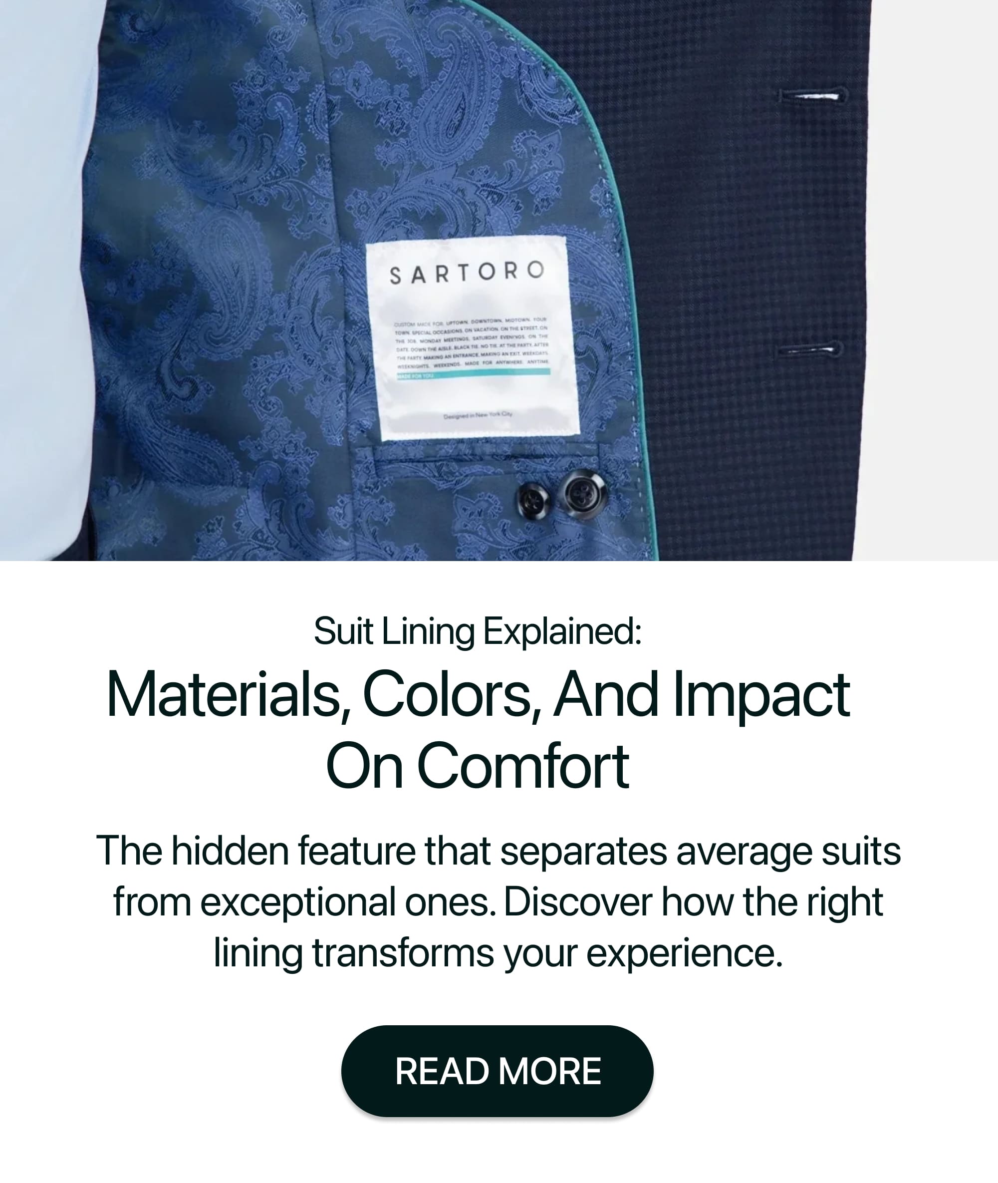 Suit Lining Explained: Materials, Colors, And Impact On Comfort