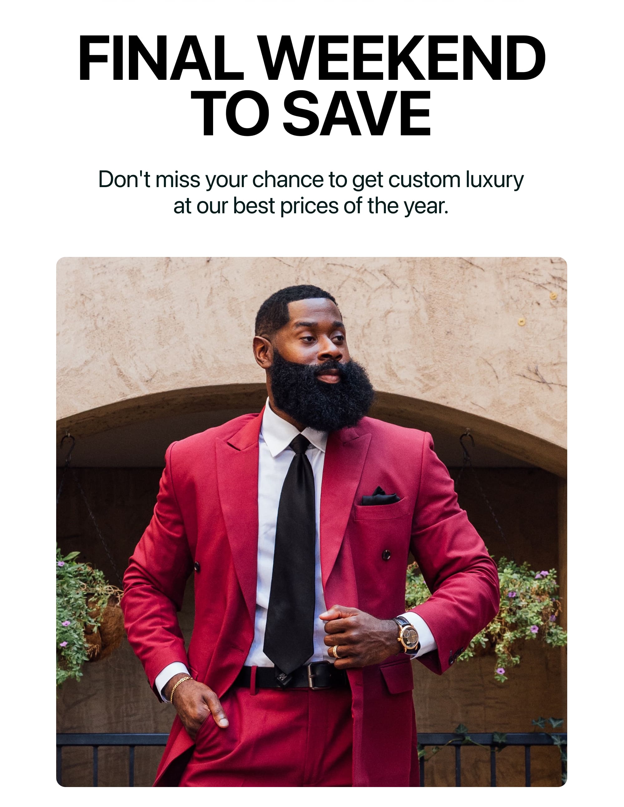 Final Weekend to Save