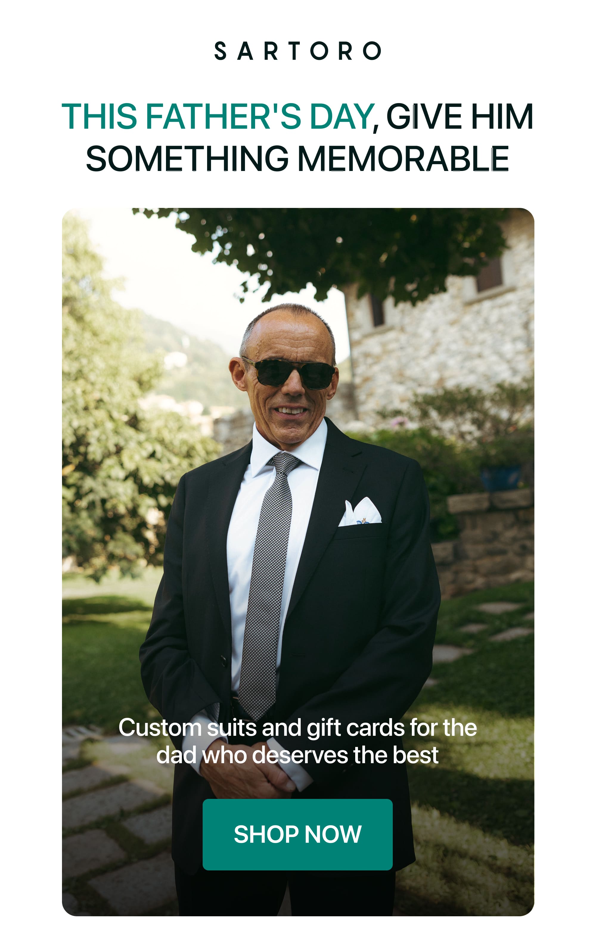 THIS FATHER'S DAY, GIVE HIM SOMETHING MEMORABLE