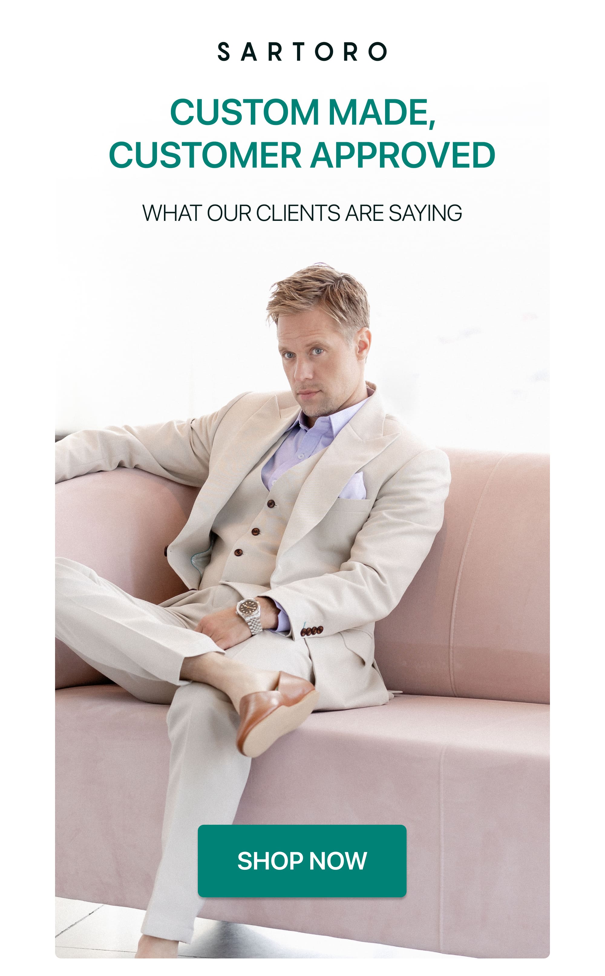 CUSTOM MADE, CUSTOMER APPROVED