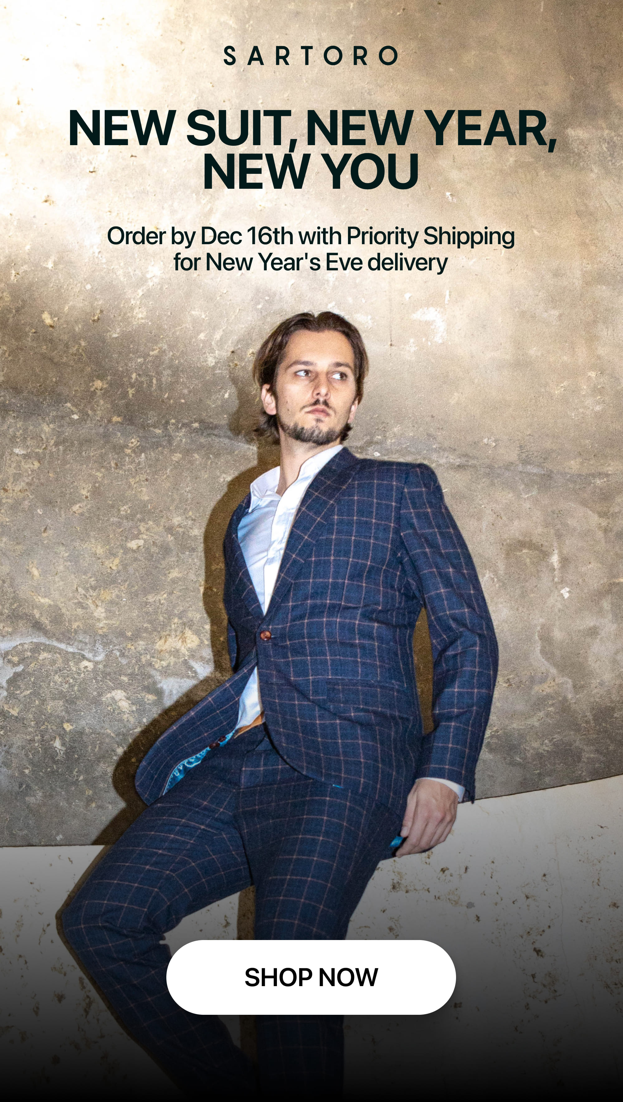 NEW SUIT, NEW YEAR, NEW YOU