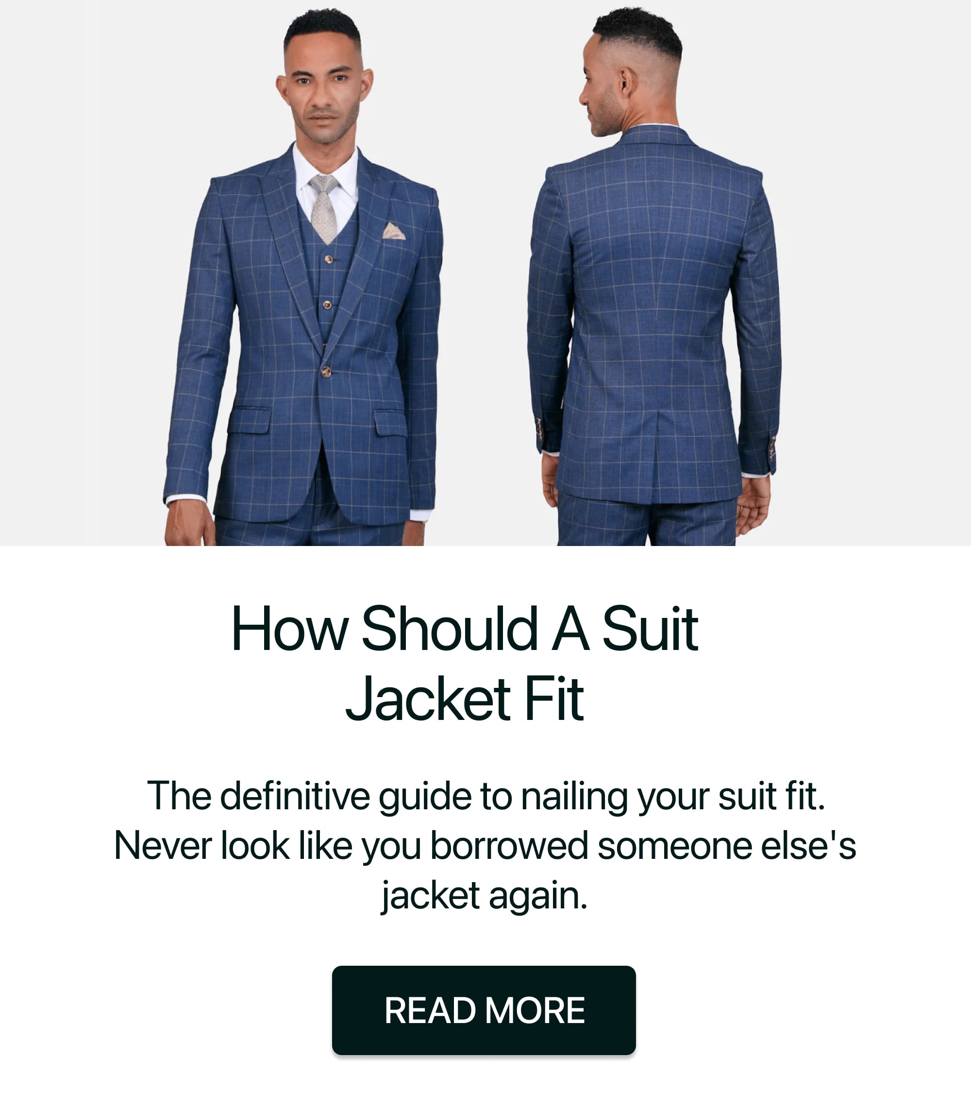 How Should A Suit Jacket Fit
