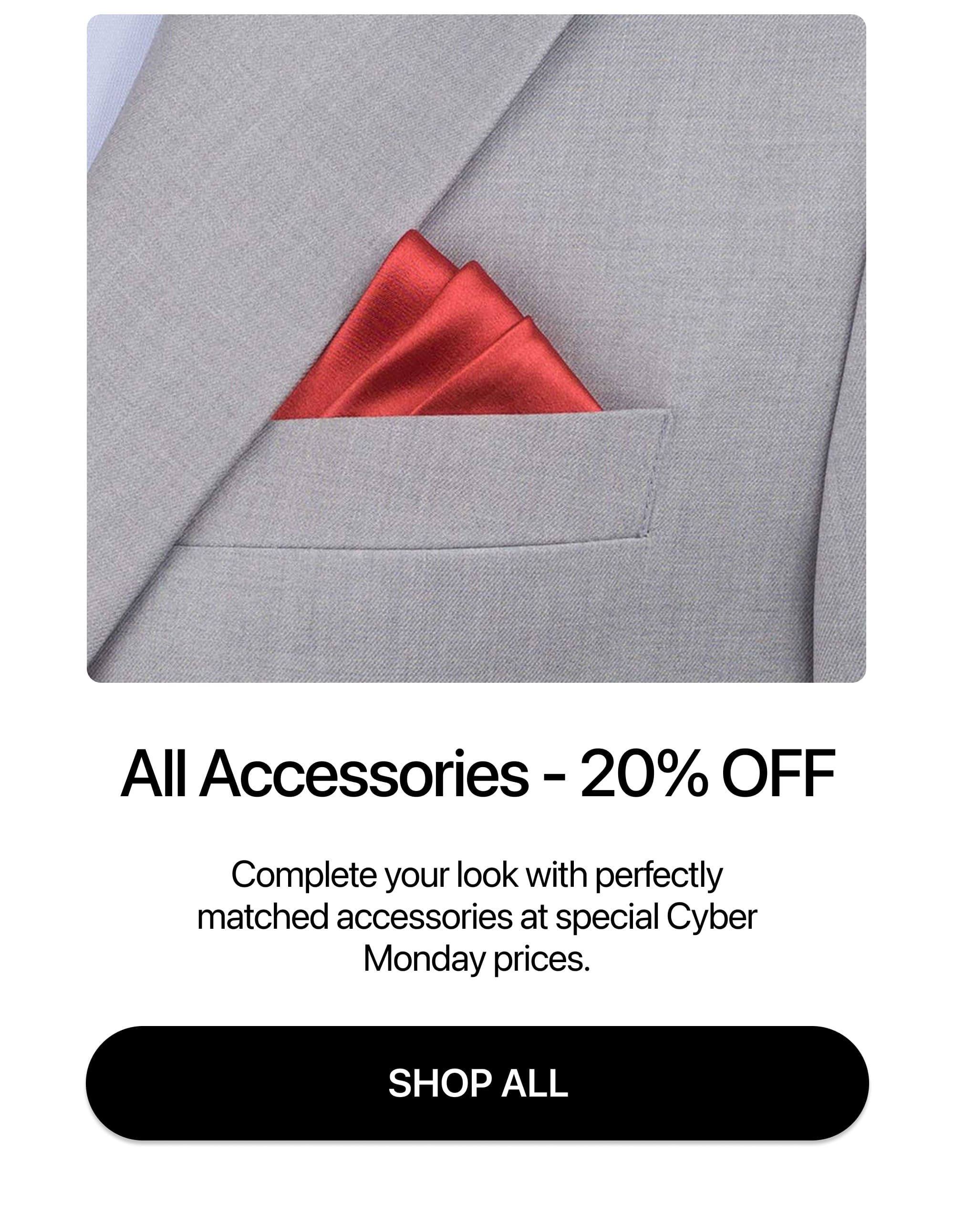 All Accessories - 20% Off