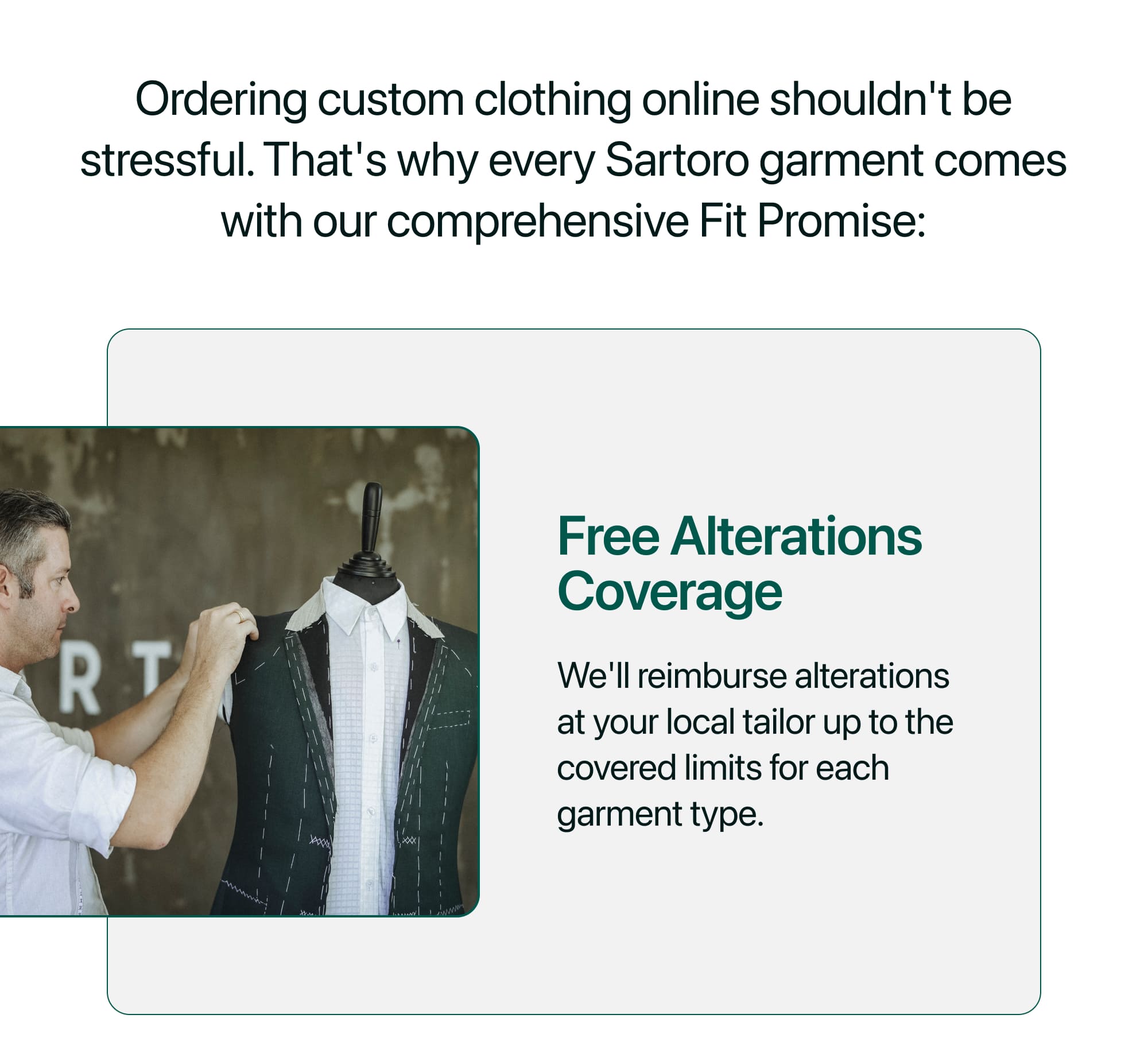 Free Alterations Coverage