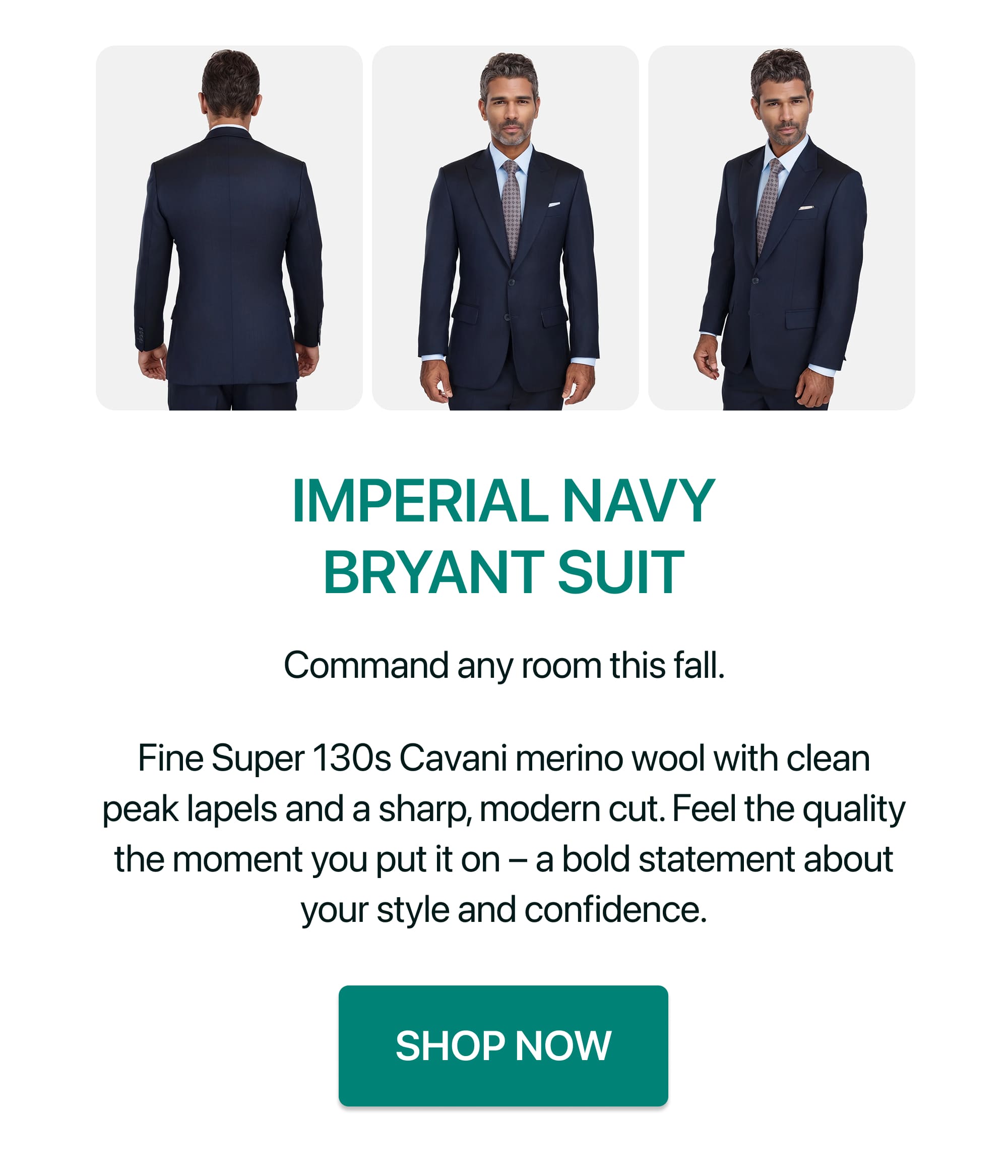 IMPERIAL NAVY BRYANT SUIT