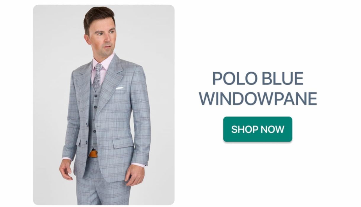 ELLIS LIGHT BLUE CHECKED