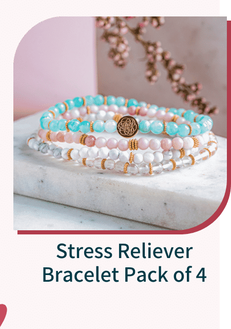 Stress Reliever Bracelet Pack of 4 - Turn On Images!