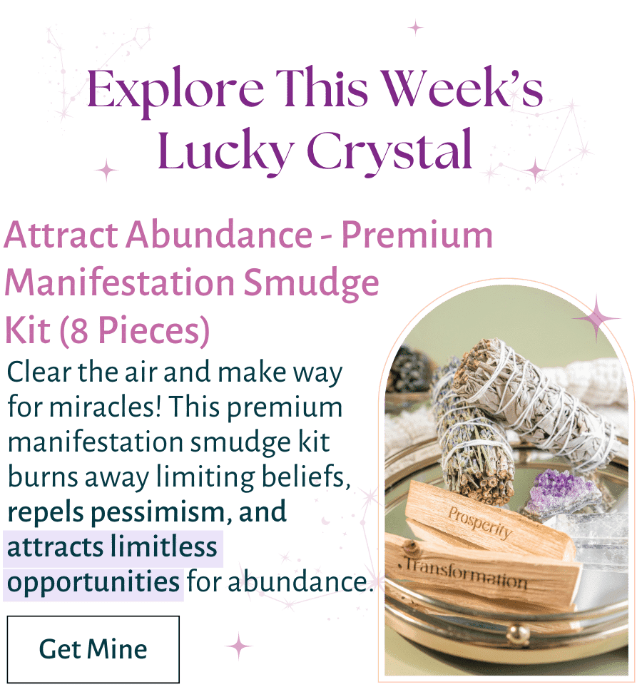 Attract Abundance - Premium Manifestation Smudge Kit (8 Pieces)- Turn On Images!