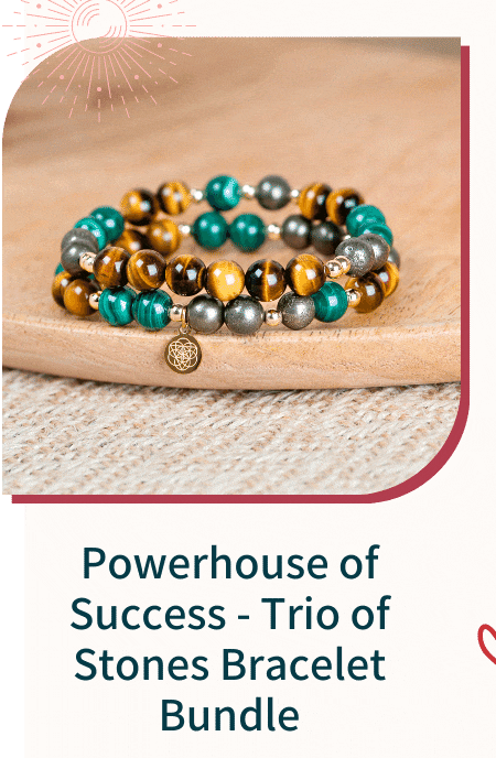 Powerhouse of Success - Trio of Stones Bracelet Bundle - Turn On Images!