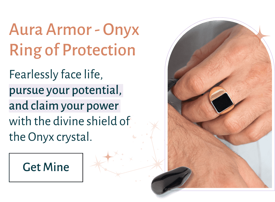 Aura Armor - Onyx Ring of Protection - Turn On Images!