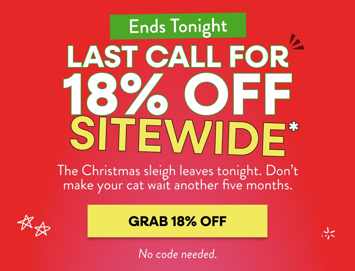 18% Off Sitewide