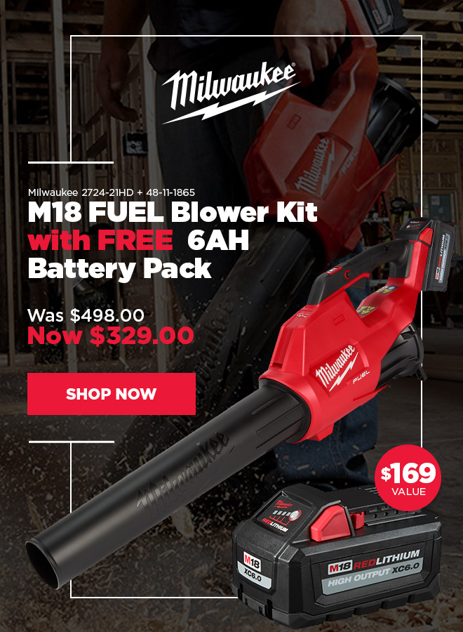 M18 FUEL Blower + FREE 6Ah Battery 