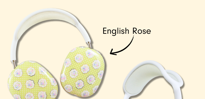 English Rose AirPods Max Cover | Exclusively at Sonix