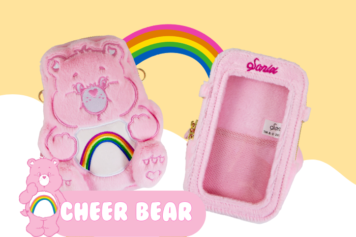 Introducing Care Bears™ Plush Crossbody Phone Wallet - Cheer Bear | Exclusively By Sonix