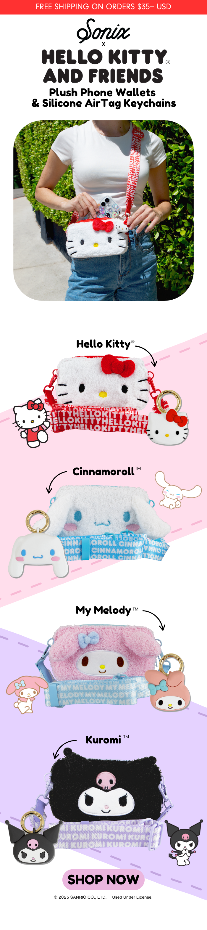 NEW Hello Kitty® and Friends Wall Plug + Charger Covers | Exclusively By Sonix