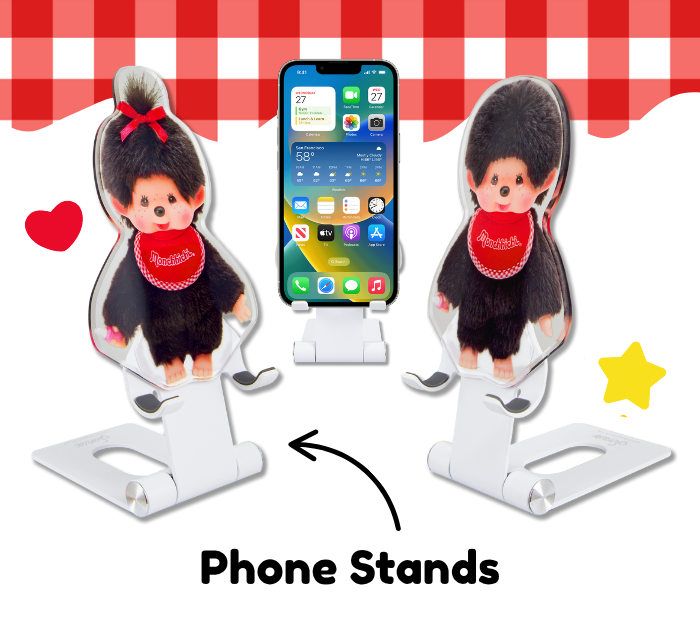 NEW Monchhichi™ Monchhichi™ Character Phone Stands | Only at shopsonix.com