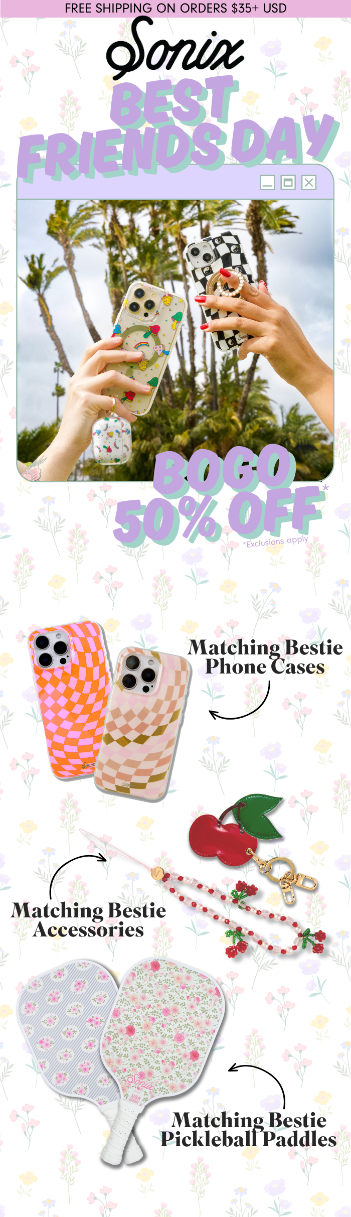 Best Friends Day BOGO + 30% Off | Only at shopsonix.com