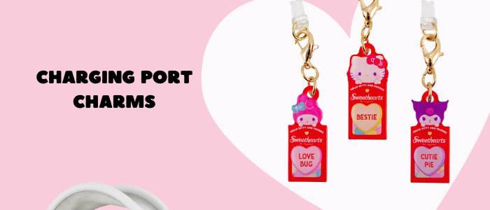 Hello Kitty and Friends x Sweethearts™ Charging Port Charms| Exclusively By Sonix