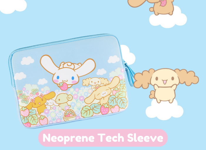 New Cinnamoroll™ & Mocha Neoprene Tech Sleeve | Exclusively By Sonix