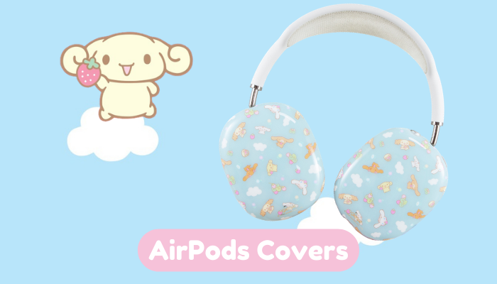 New Cinnamoroll™ & Mocha Gingham AirPods Max® Covers | Exclusively By Sonix