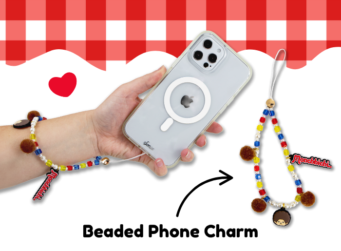 NEW Monchhichi™ Beaded Wristlet with Charms | Exclusively By Sonix