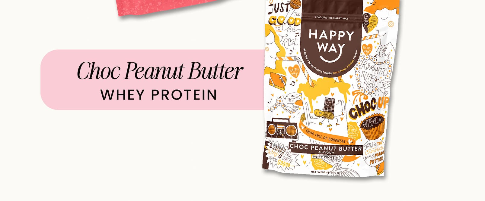 CHOC PEANUT BUTTER WHEY PROTEIN 