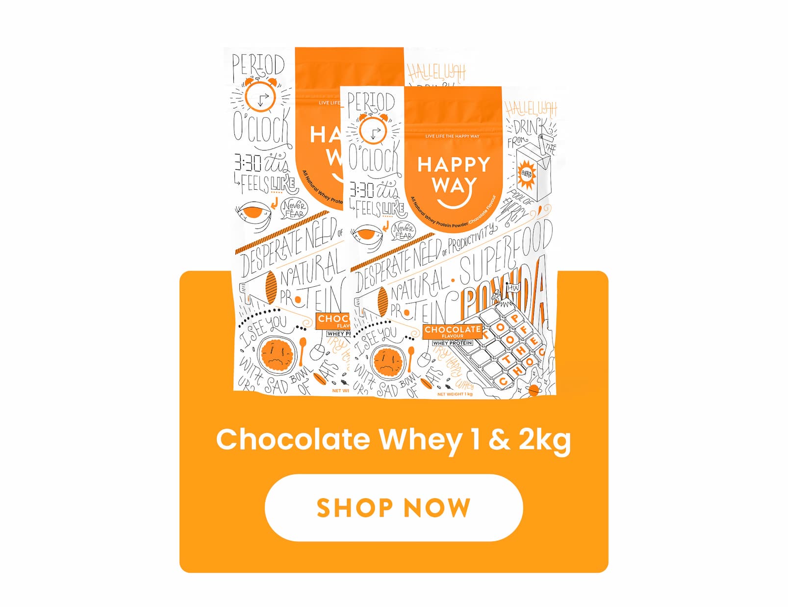 Chocolate Whey 1 & 2kg SHOP NOW