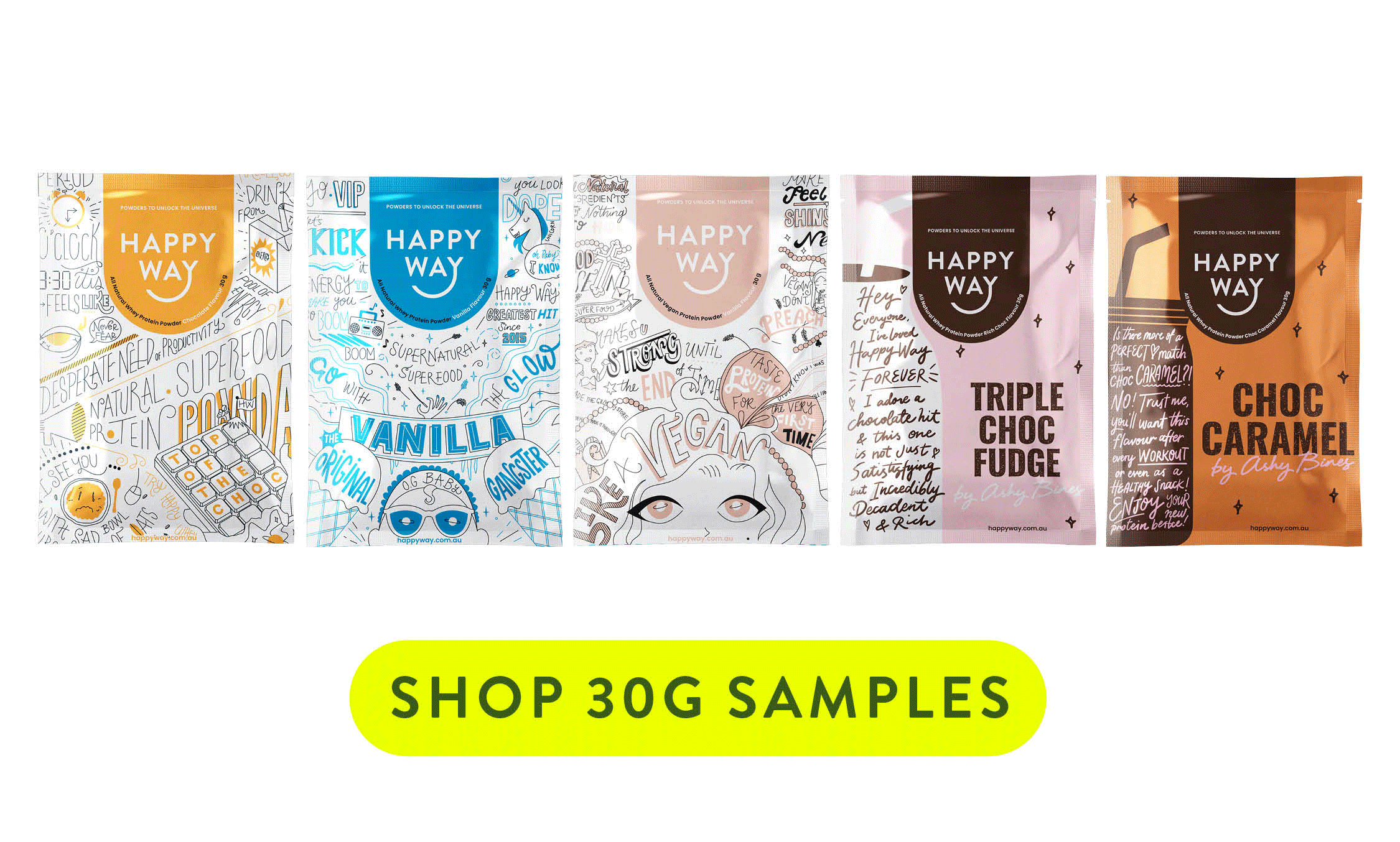30g Samples Packs