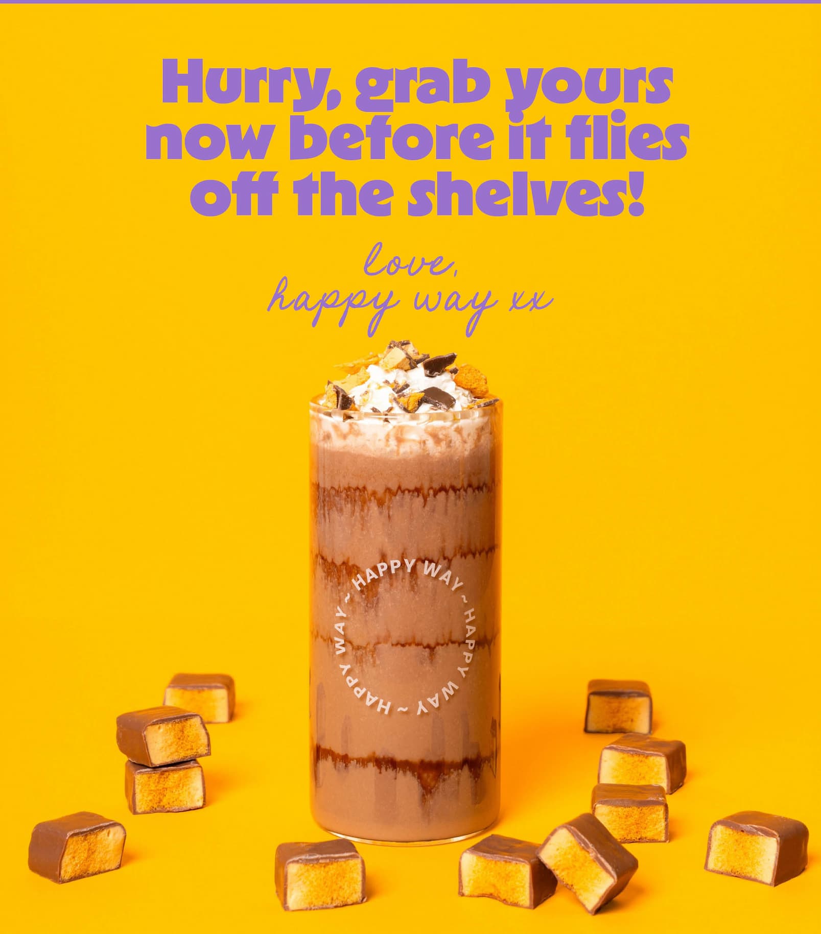 Hurry, grab yours now before  it flies off the shelves!  Love, Happy Way xx 