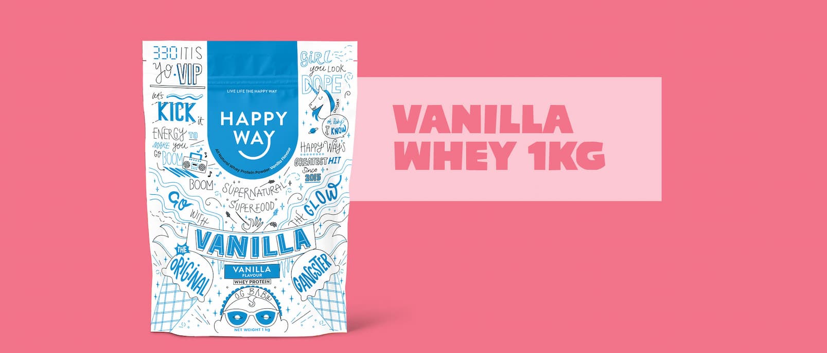Vanilla Whey 1kg 