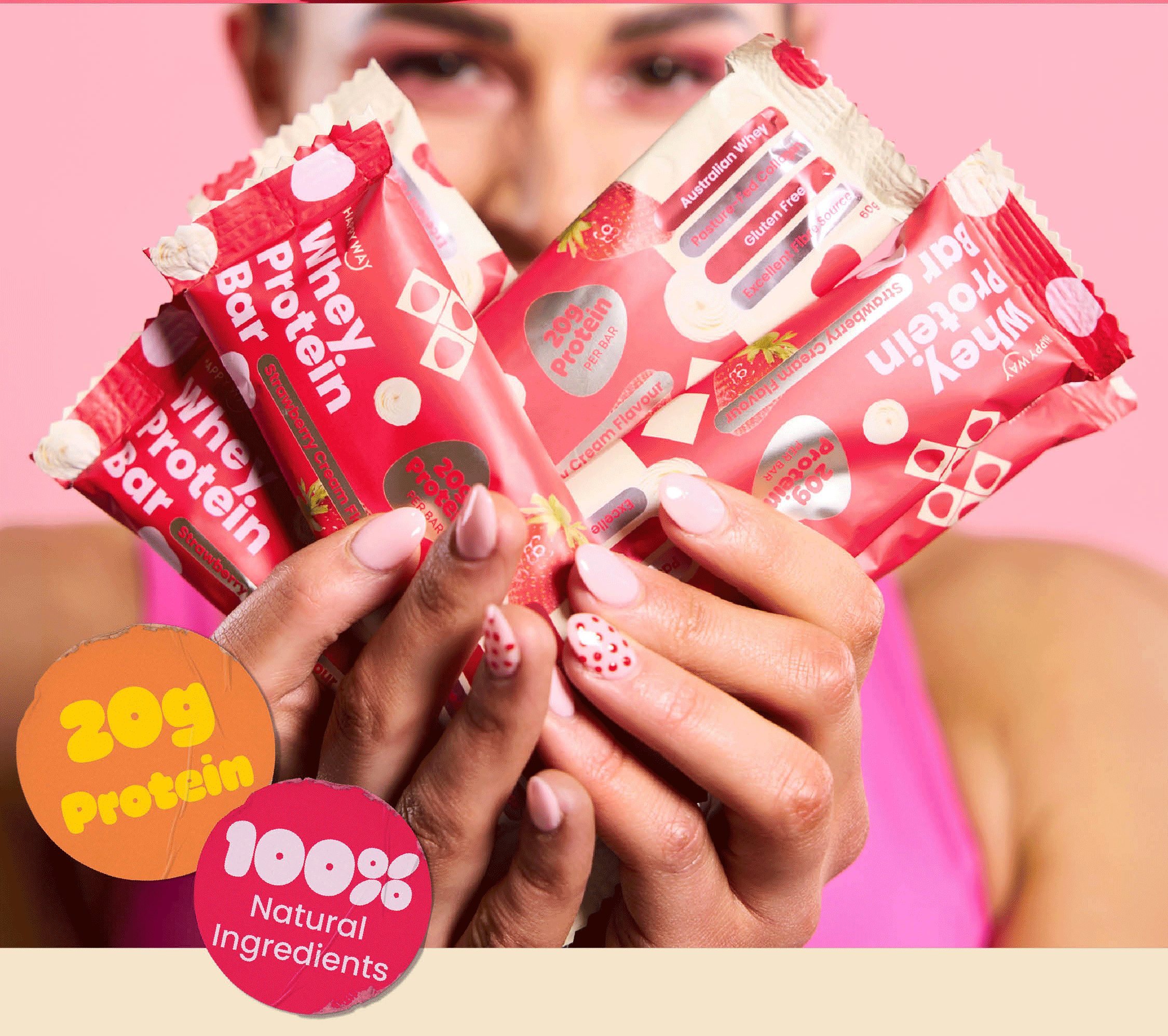 20g protein 100% Natural Ingredients