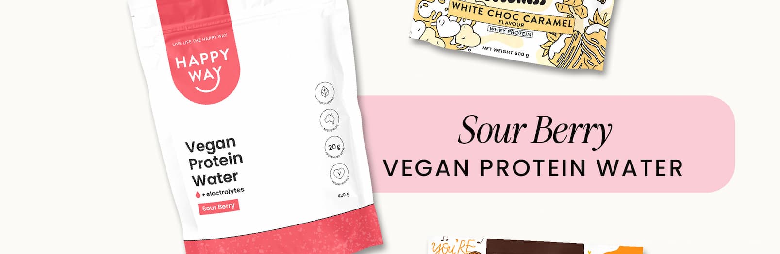 SOUR BERRY VEGAN PROTEIN WATER