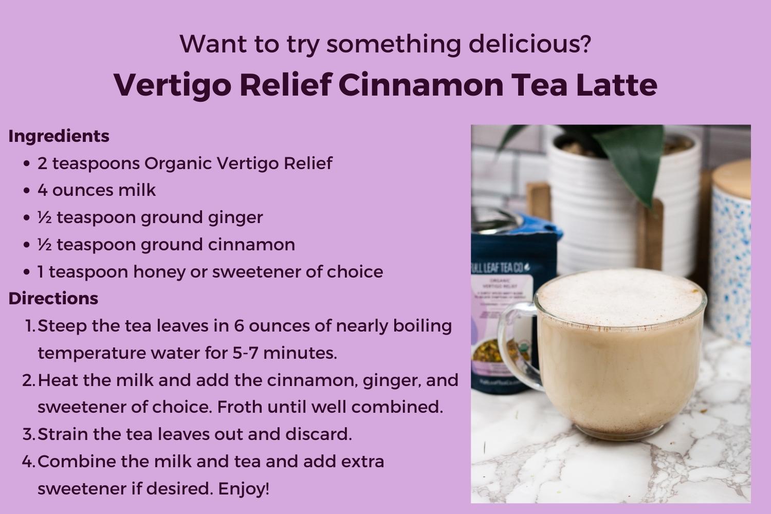 Organic Vertigo Relief 💜 Tea of the Week Full Leaf Tea Company