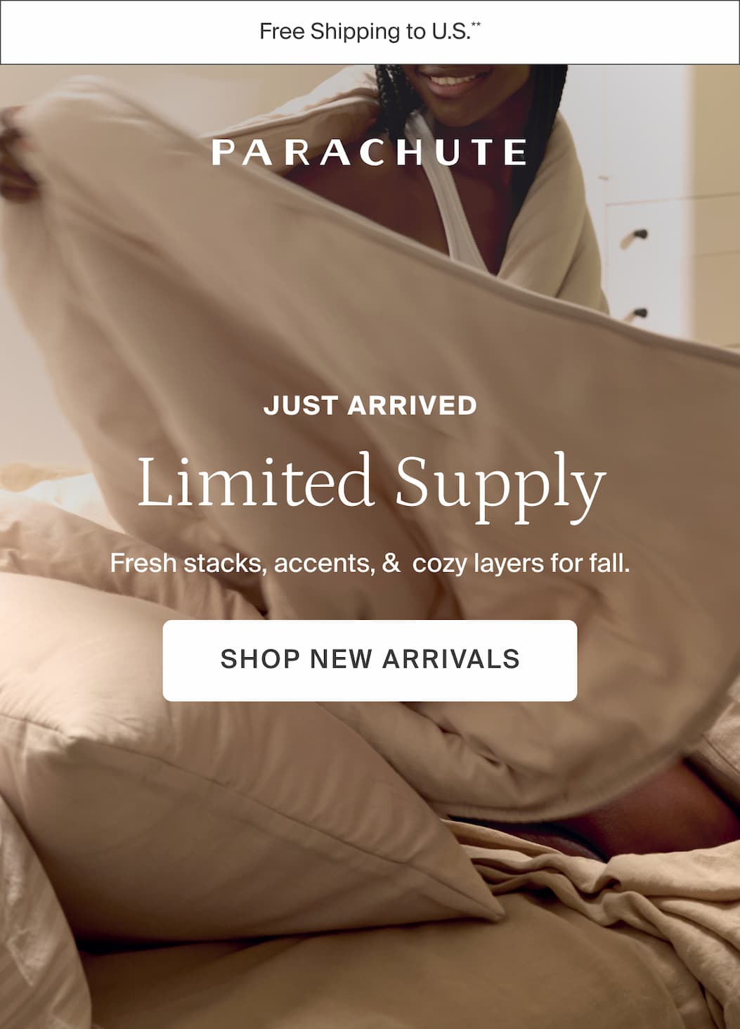 Just arrived. Limited supply. Shop new arrivals.