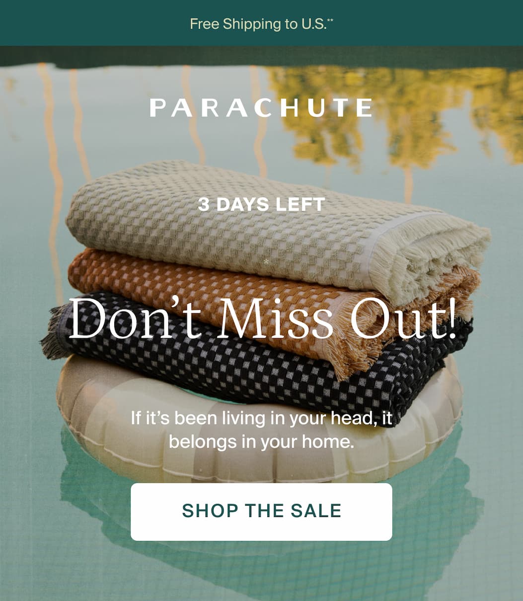 3 Days left. Don't miss out. Shop the sale. 