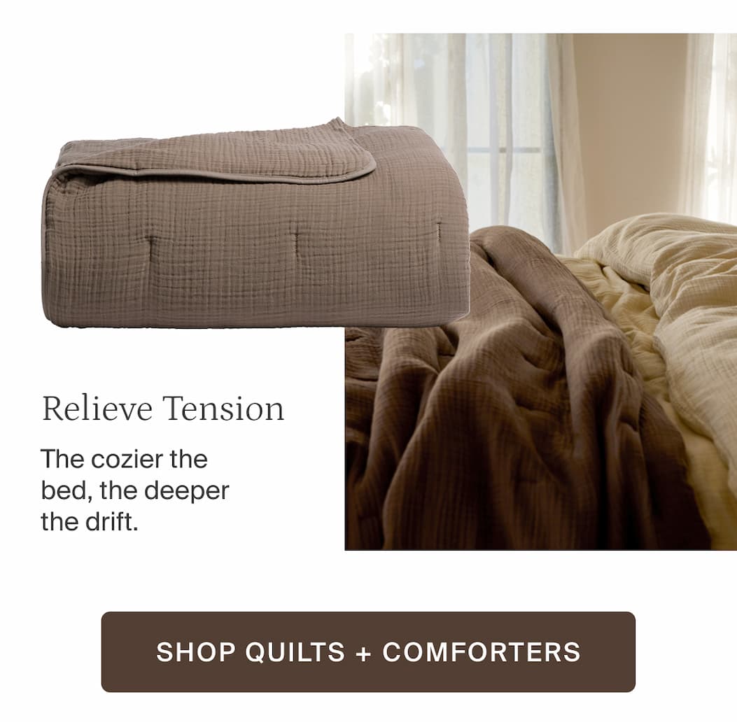 Shop quilts + comforters