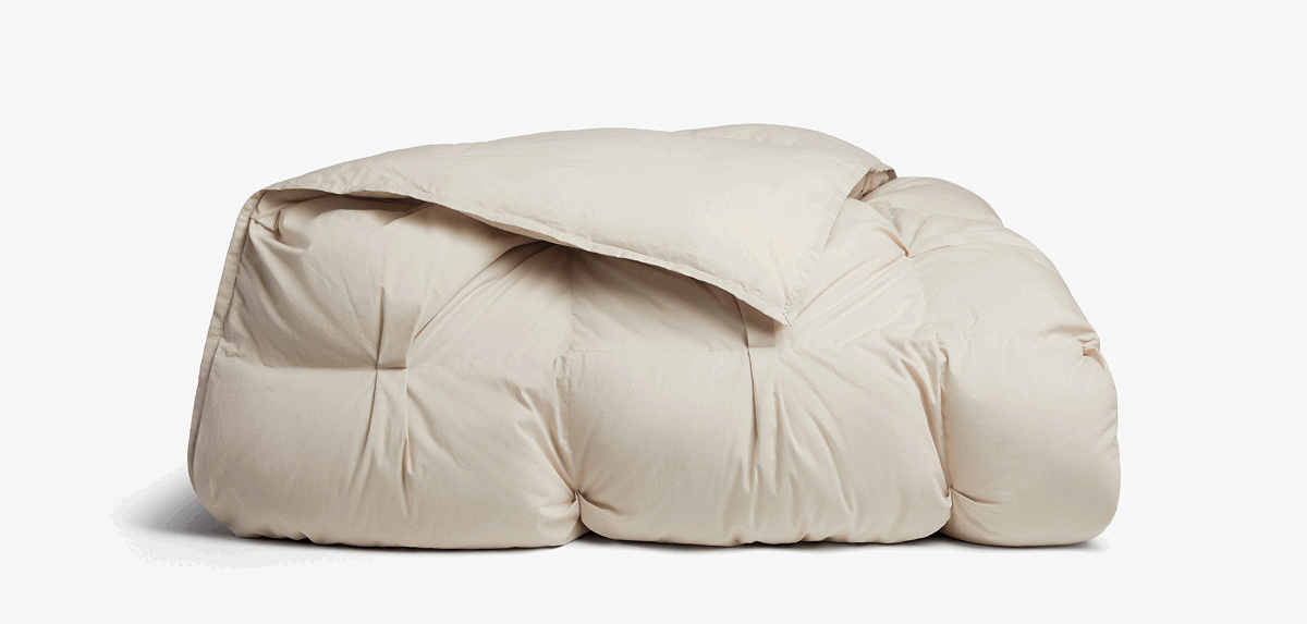 Organic Cotton Puff cycling through available colors.