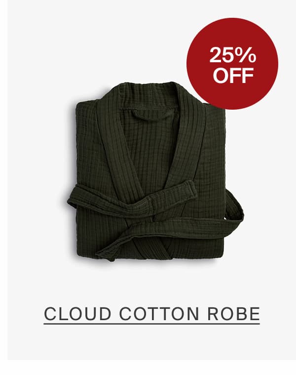 Cloud Cotton Robe: 25% Off
