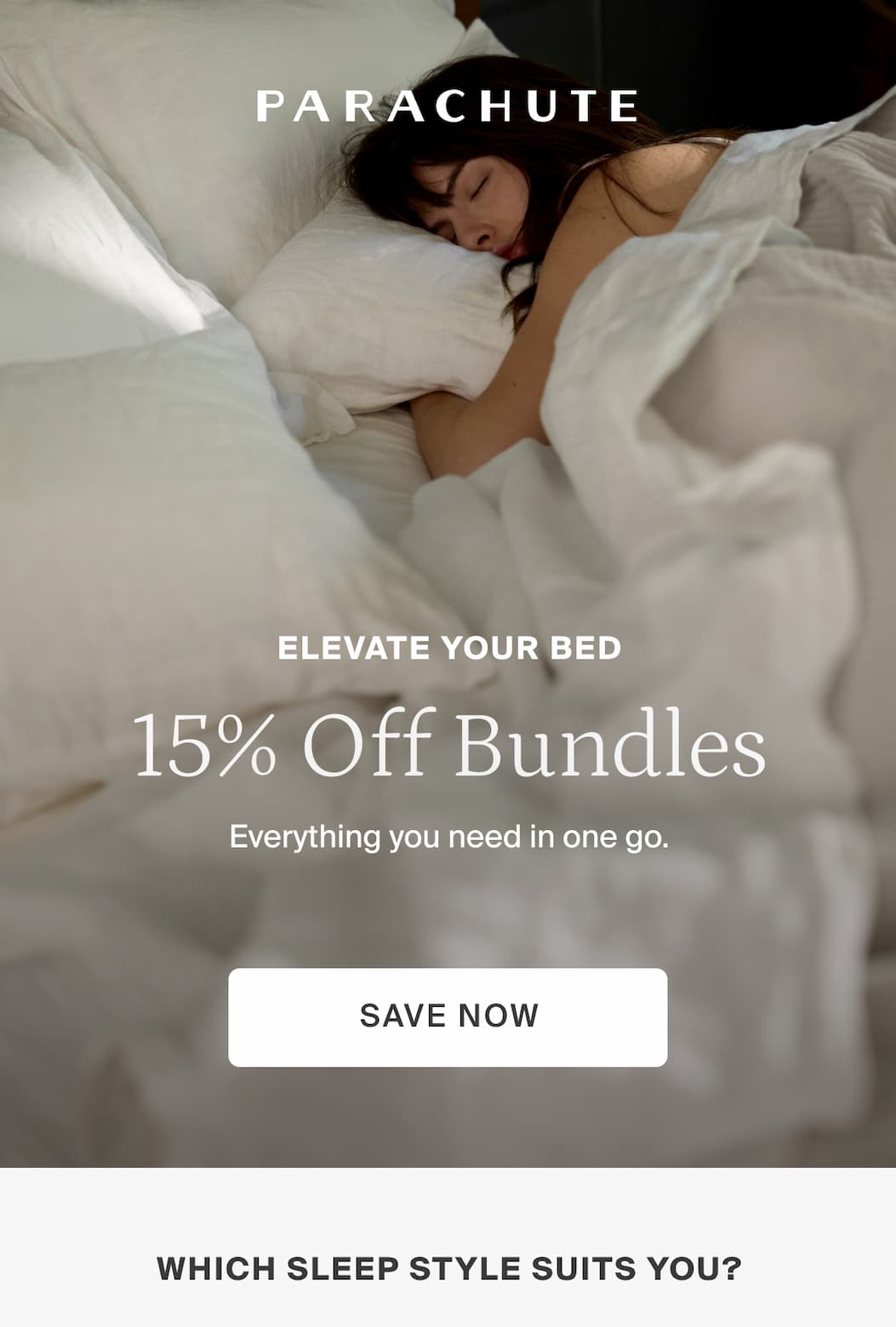 Elevate your bed. 15% off bundles. Save now.