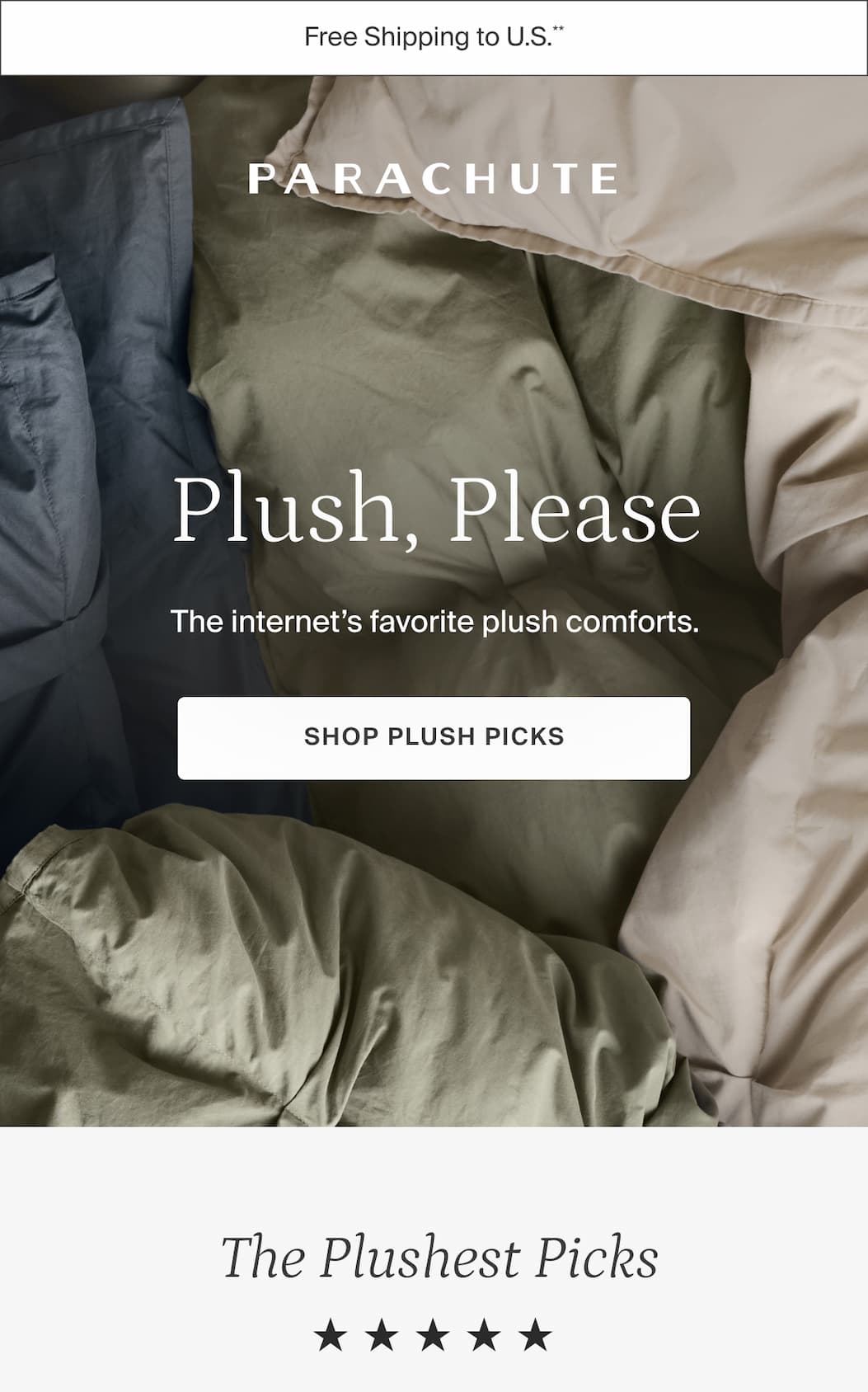 Plush, Please: The internet's favorite plush comforts. SHOP PLUSH PICKS