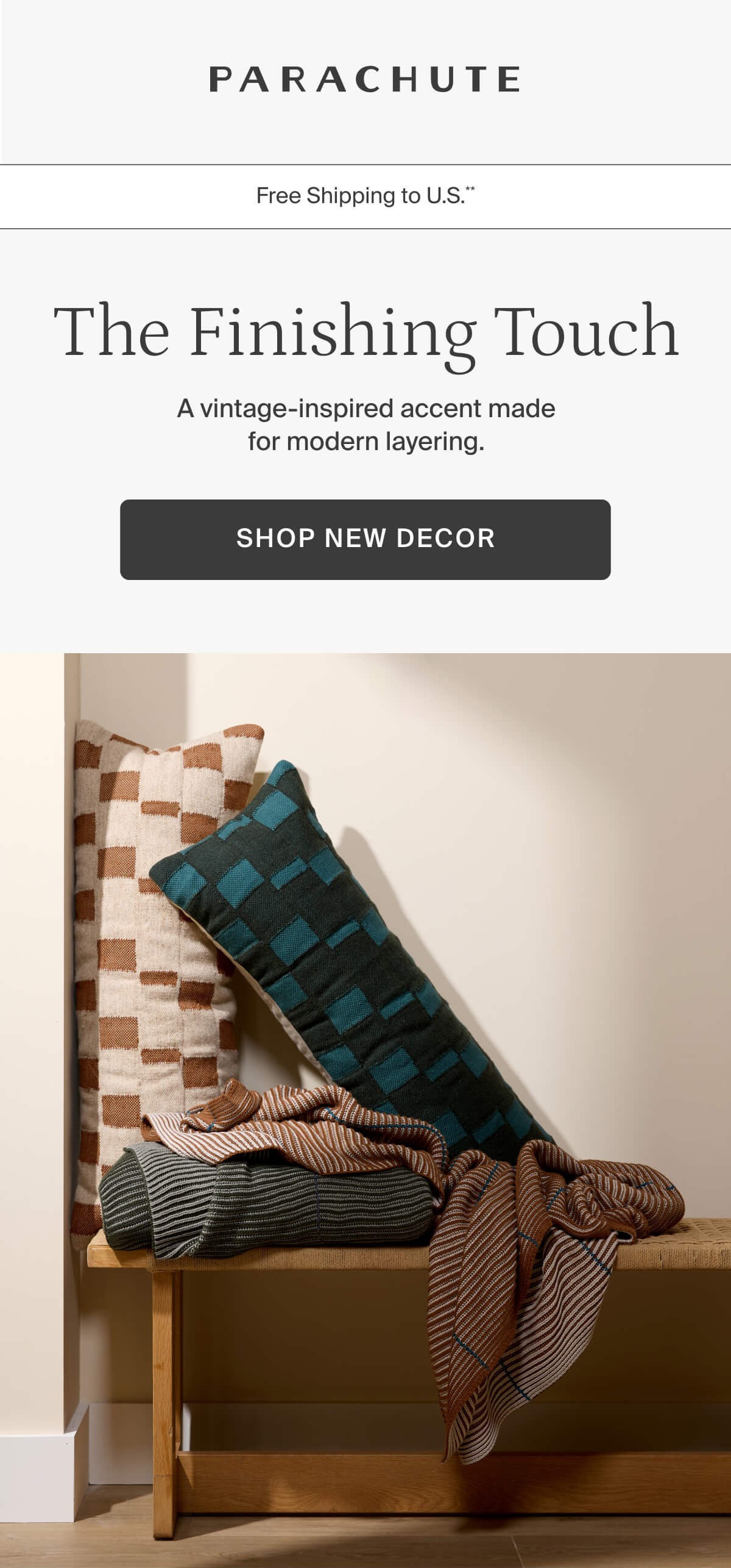 The finishing touch. Shop new decor.