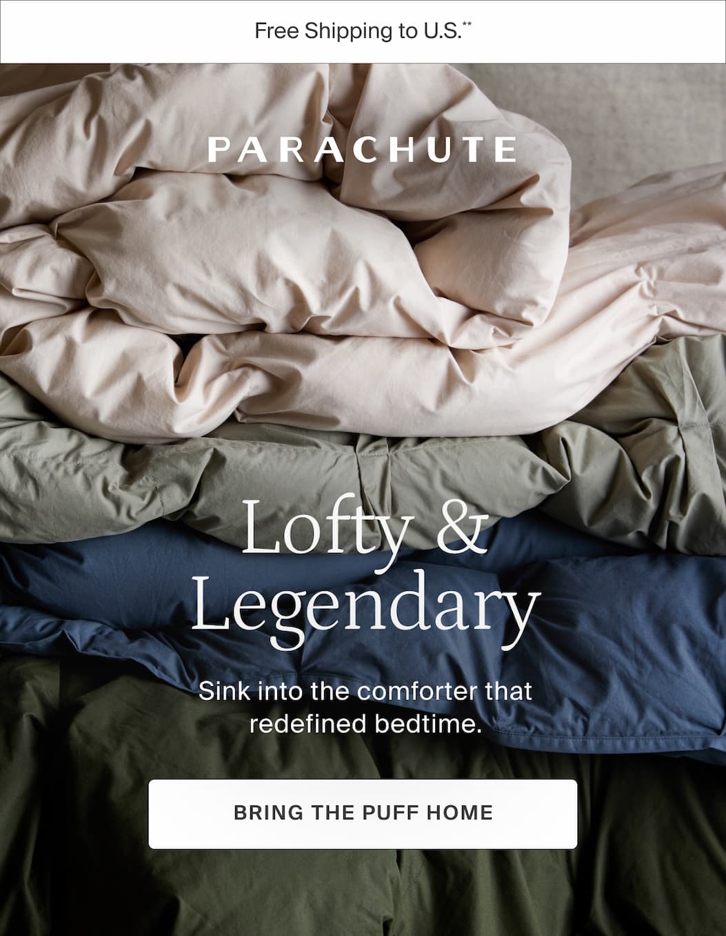 Lofty & legendary. Bring the puff home. 