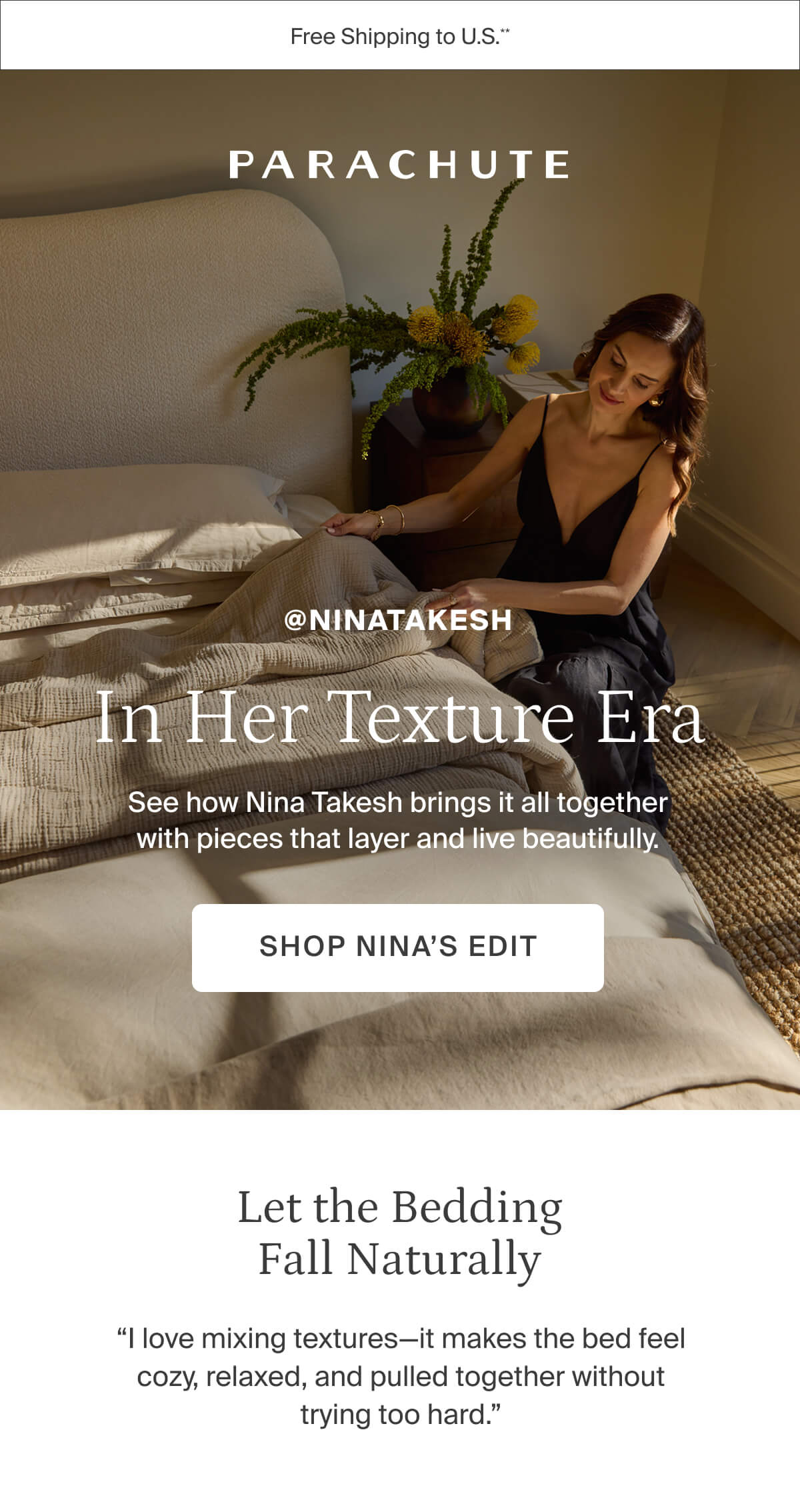 In her texture era. Shop Nina's edit. 