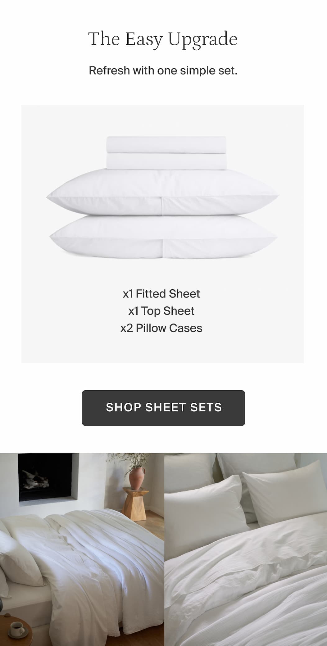 Shop sheet sets