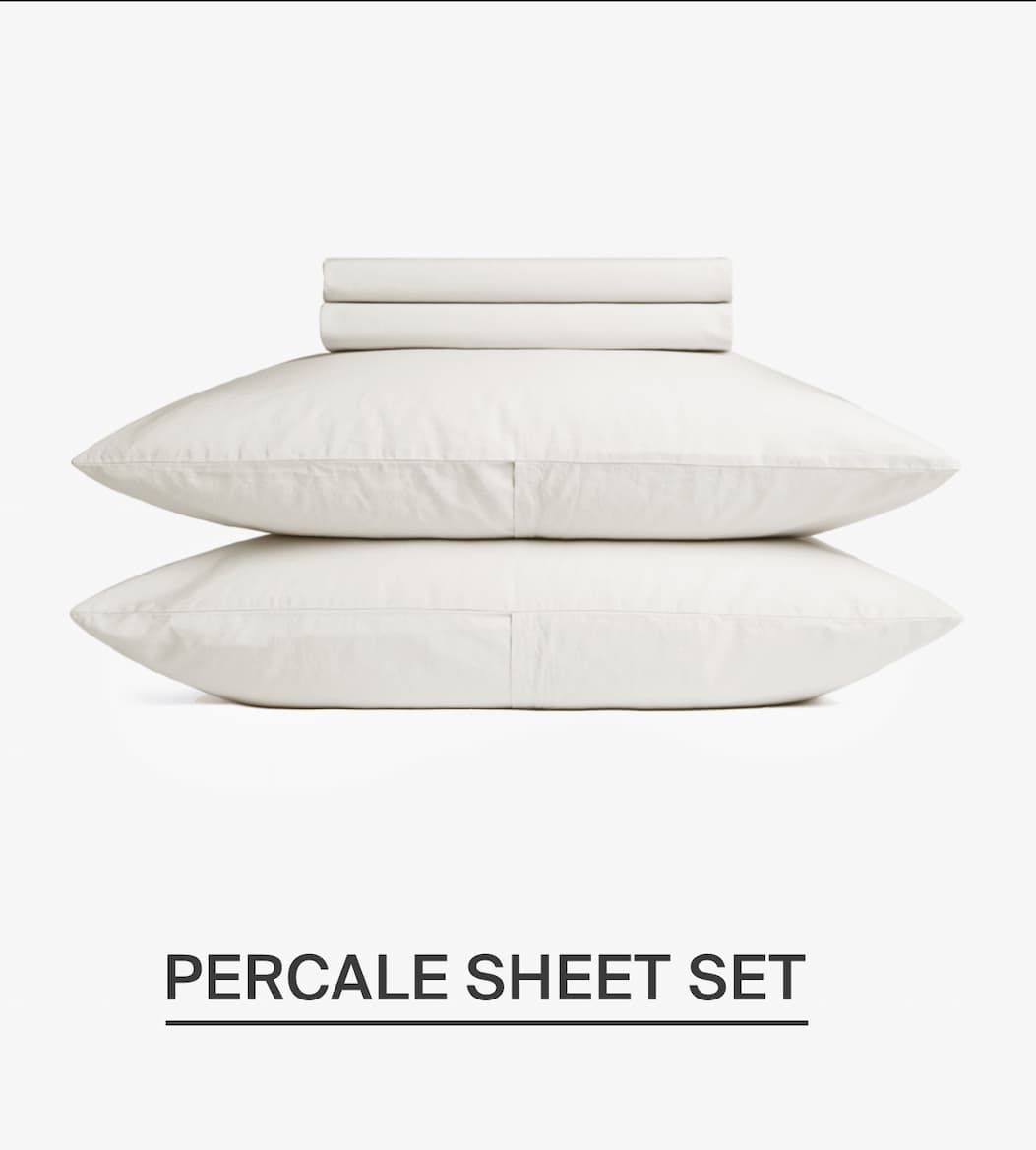 Percale sheet set