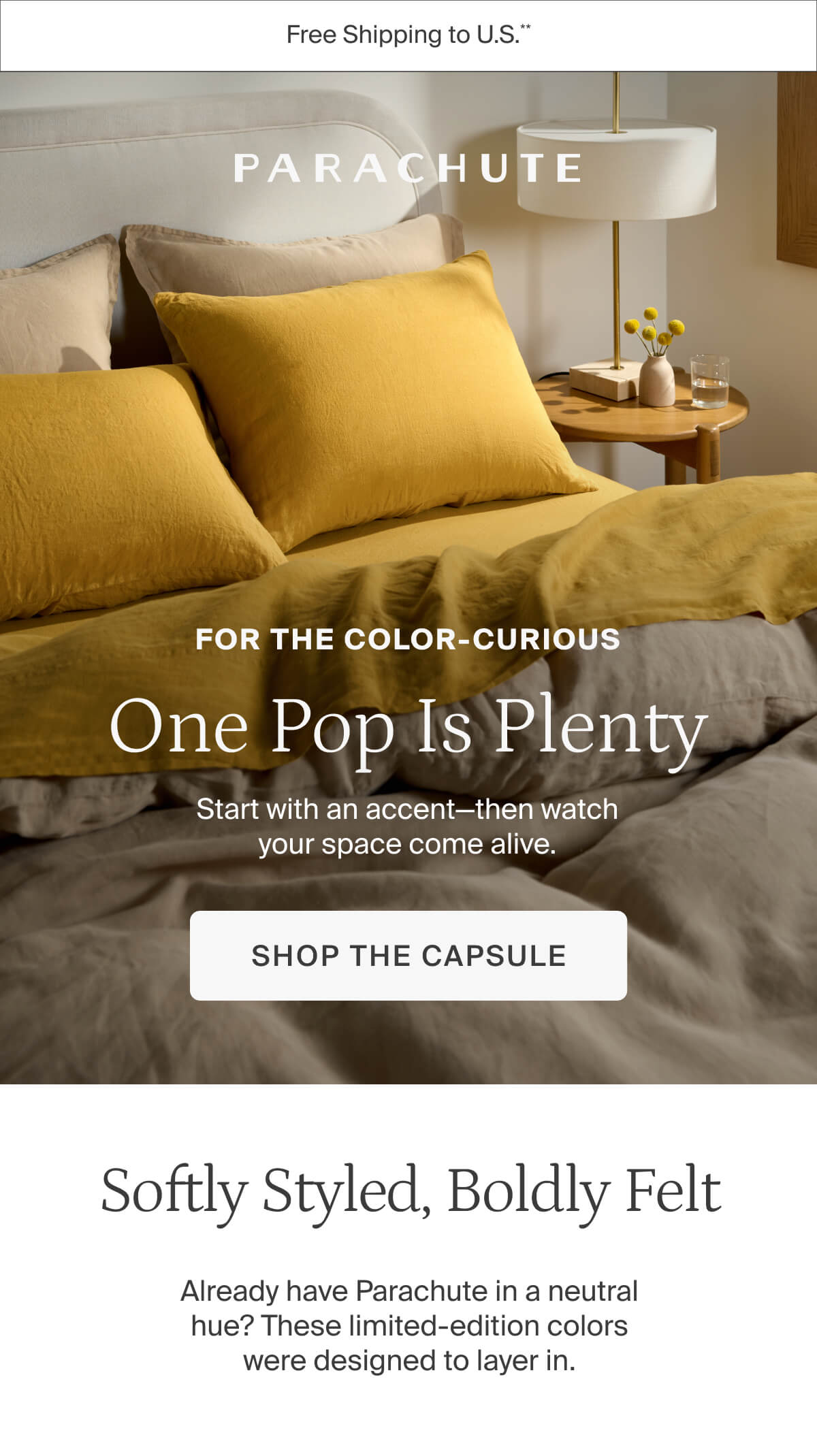 One pop is plenty. Shop the capsule.