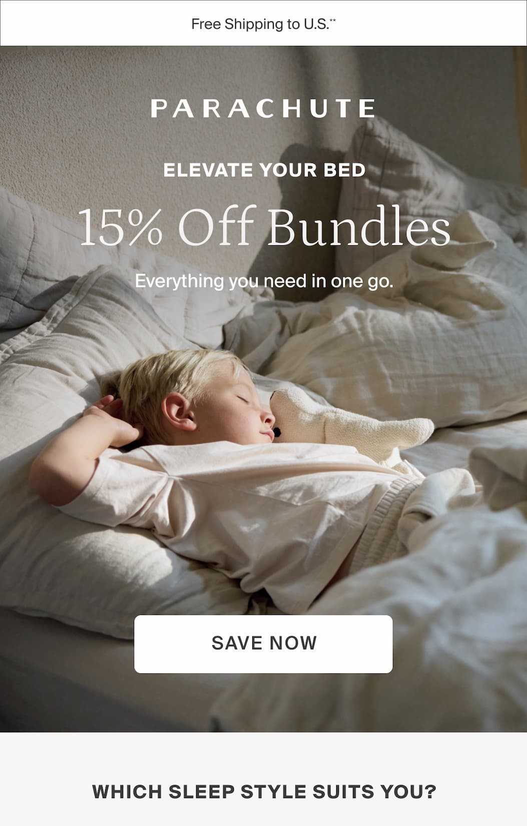 Elevate your bed. 15% off bundles. Save now.