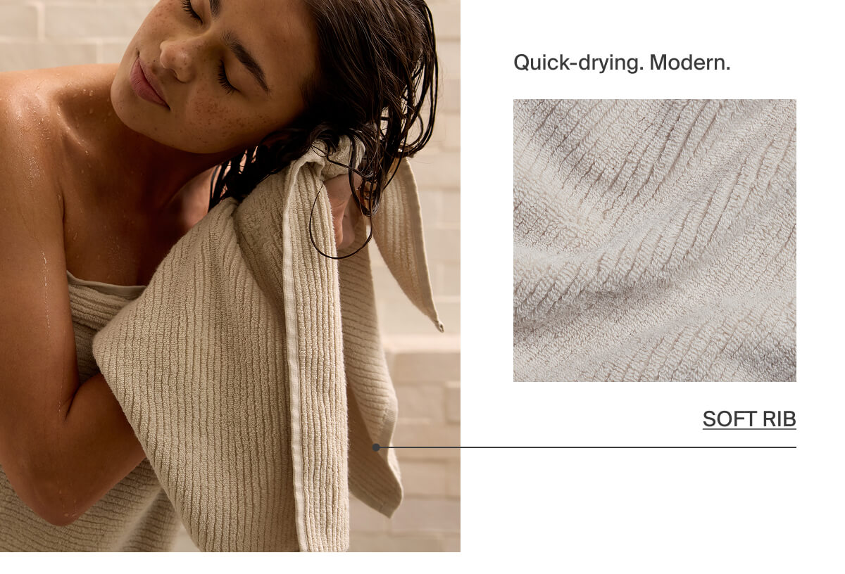 quick drying, shop soft rib