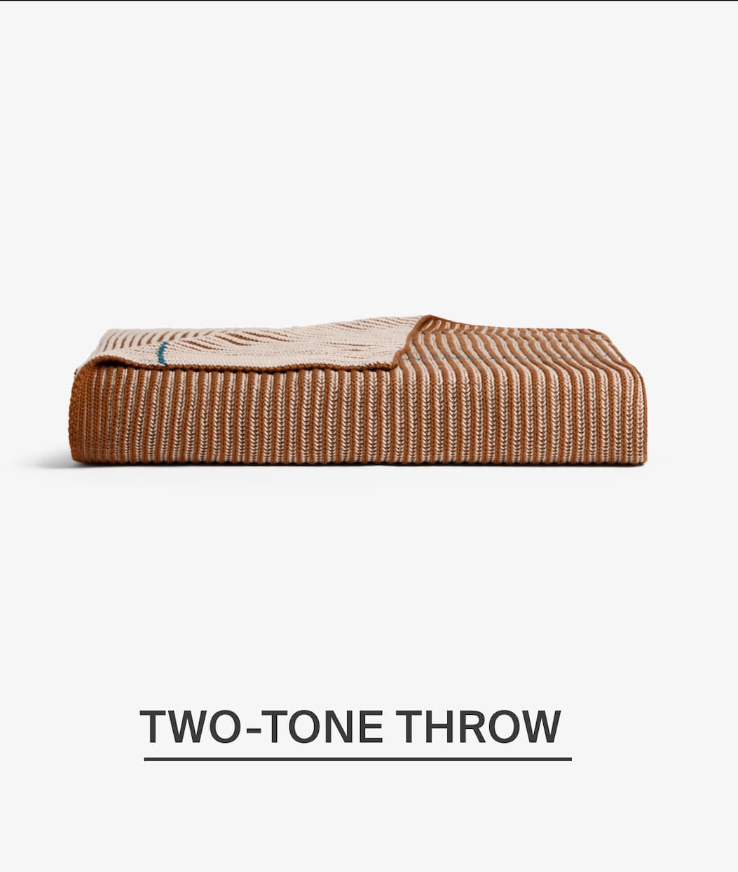 Two-tone throw
